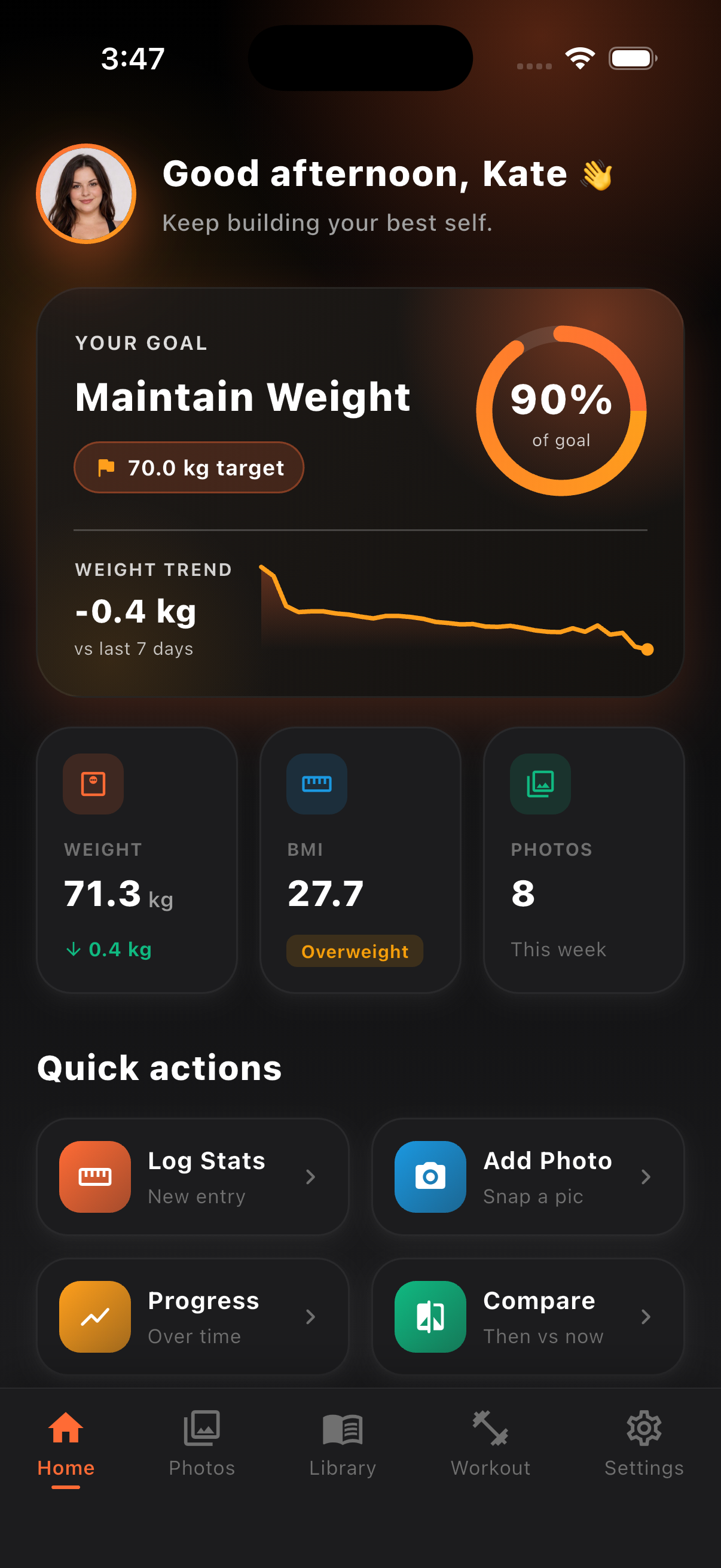Home Screen