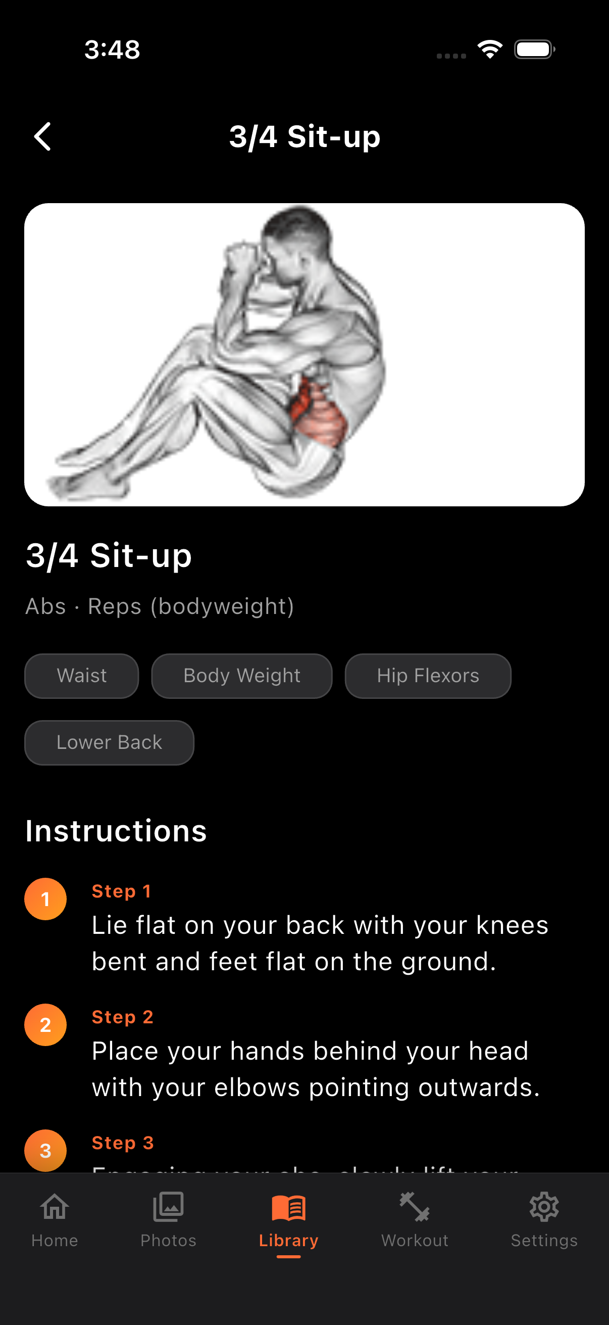 Exercise Instructions